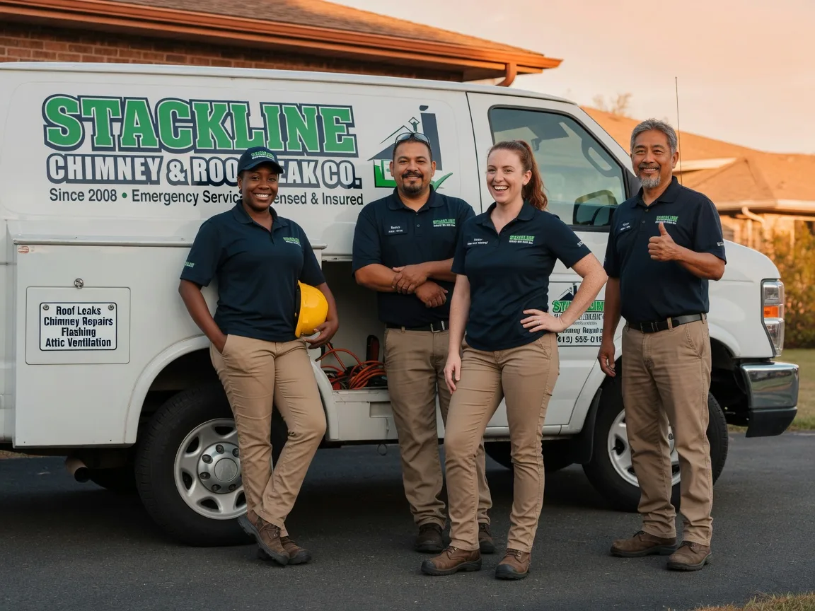 Chimney flashing repair company in Rome, PA